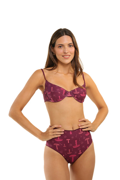 Fernando Top - Plum Portobello