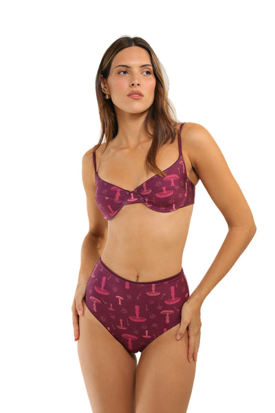 Fernando Top - Plum Portobello