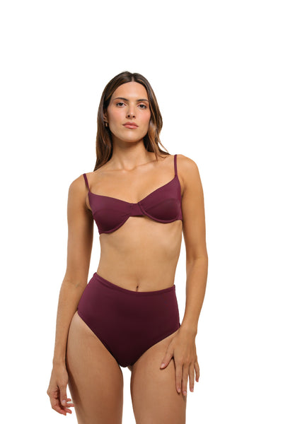Fernando Top Reversible - Plum Portobello