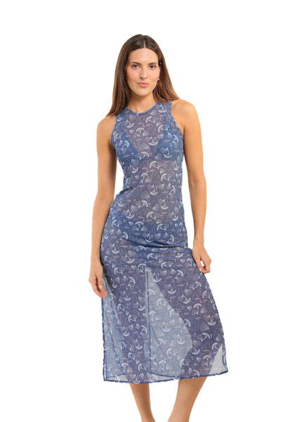 Mesh Dresss - Navy Origin