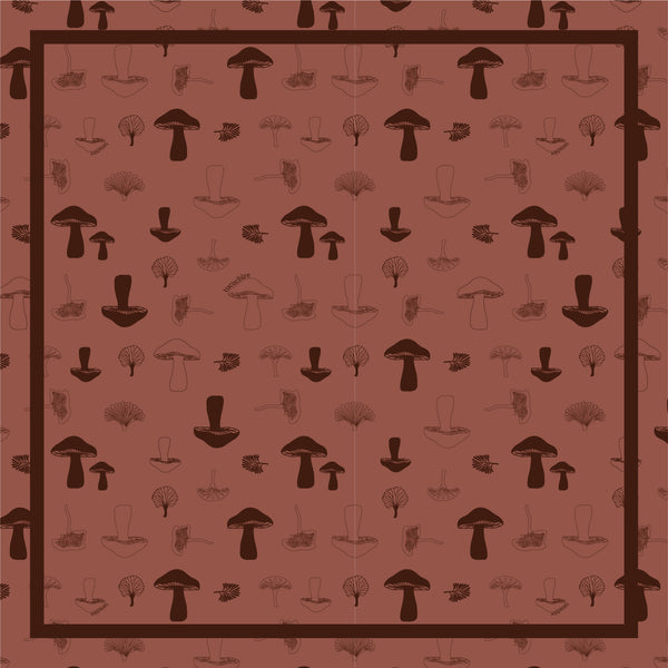 Bandana - Chcocolate Mushroom