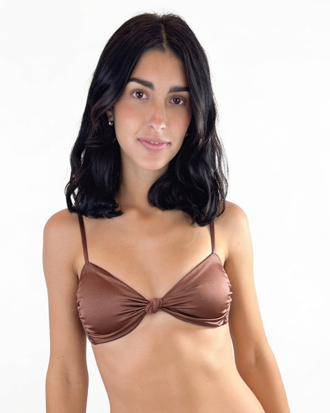Tobias Top Reversible - Tabaco & Brut